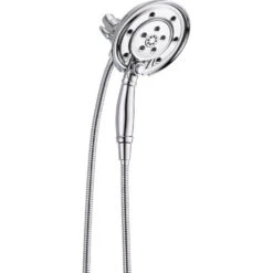 In2ition Two-in-One 4-Spray 3 In. Dual Wall Mount Fixed And Handheld H2Okinetic Shower Head In Chrome