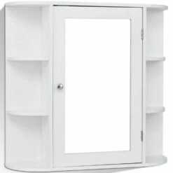6.5 In. X 25 In. X 26 In. White Multipurpose Wall Surface Mount Bathroom Storage Medicine Cabinet With Mirror 11 6.5 In. X 25 In. X 26 In. White Multipurpose Wall Surface Mount Bathroom Storage Medicine Cabinet With Mirror -Allied Brass Shop da058525b8c2f23a8829bc696e4c38c2 1800x1800