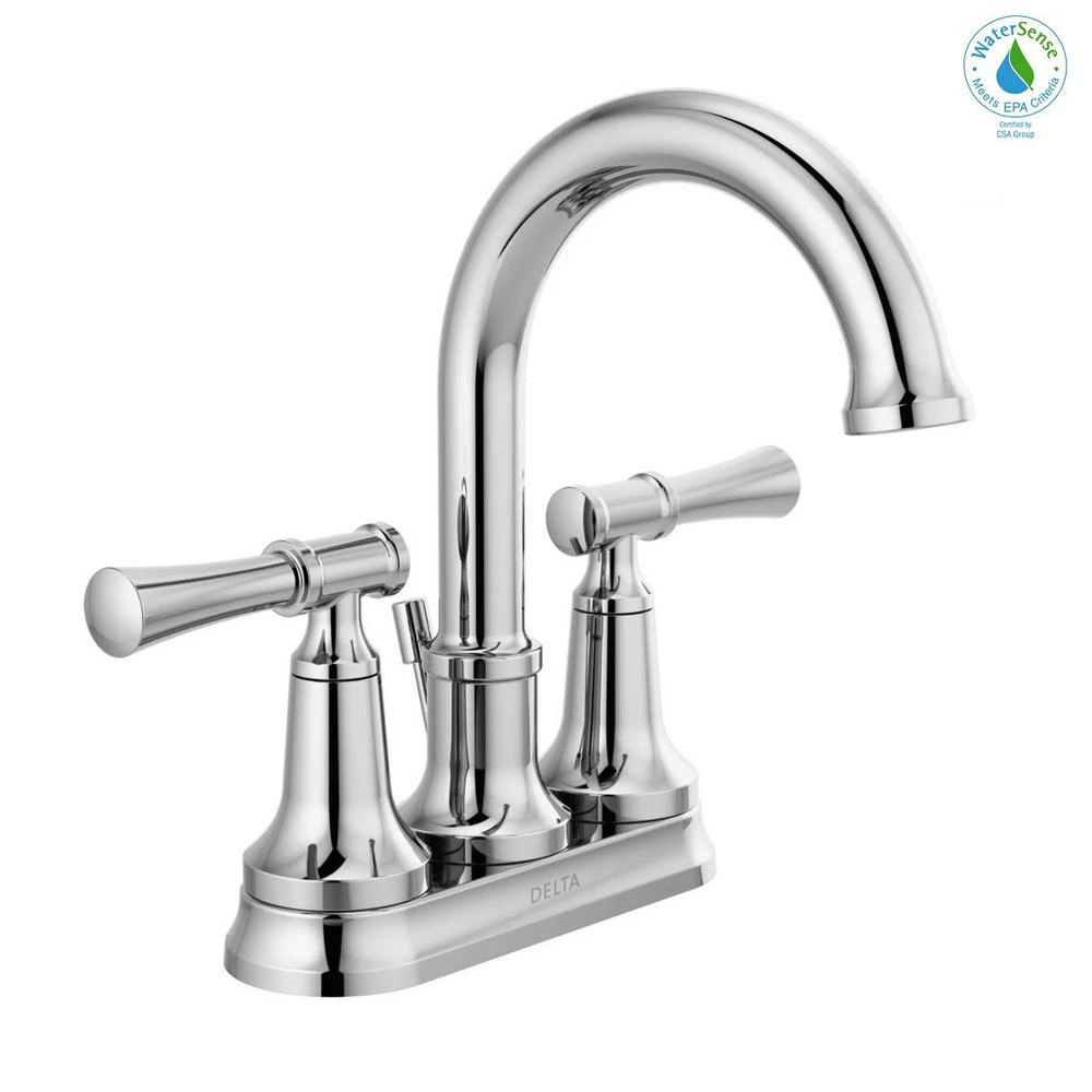 Chamberlain 4 In. Centerset 2-Handle Bathroom Faucet In SpotShield Brushed Nickel 8 Chamberlain 4 In. Centerset 2-Handle Bathroom Faucet In SpotShield Brushed Nickel - Image 8