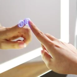 Spazio 24 In. W X 30 In. H Recessed Or Surface Mount Medicine Cabinet With LED Lighting, Mirror Defogger And Left Hinge -Allied Brass Shop dc950e0b3ebbe89ea20c1c32f98cec3b 1800x1800