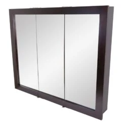 Ventura 36 In. W X 30 In. H X 6 In. D Framed Tri-View Surface-Mount Bathroom Medicine Cabinet In Espresso 14 Ventura 36 In. W X 30 In. H X 6 In. D Framed Tri-View Surface-Mount Bathroom Medicine Cabinet In Espresso -Allied Brass Shop e6f799a79951ec3d361731bc3b20bfe3 1800x1800