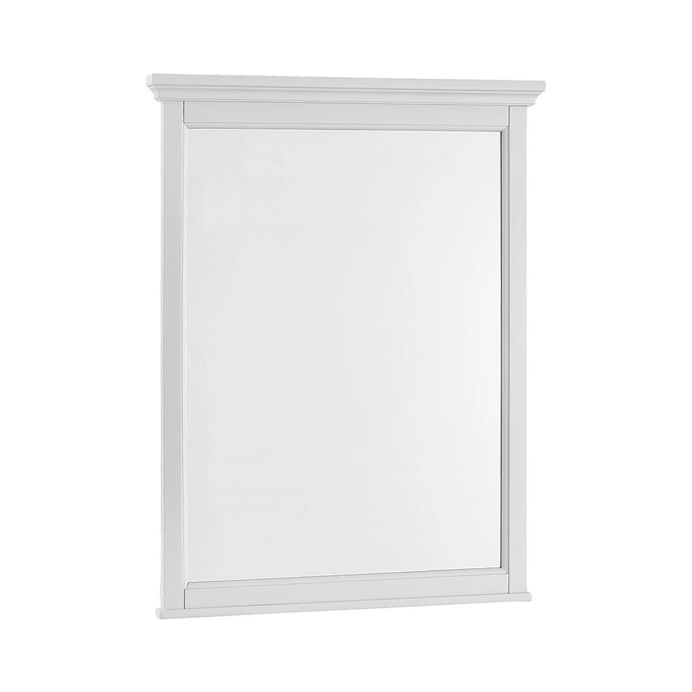 24 In. W X 31 In. H Framed Rectangular Bathroom Vanity Mirror In Mahogany 9 24 In. W X 31 In. H Framed Rectangular Bathroom Vanity Mirror In Mahogany - Image 9