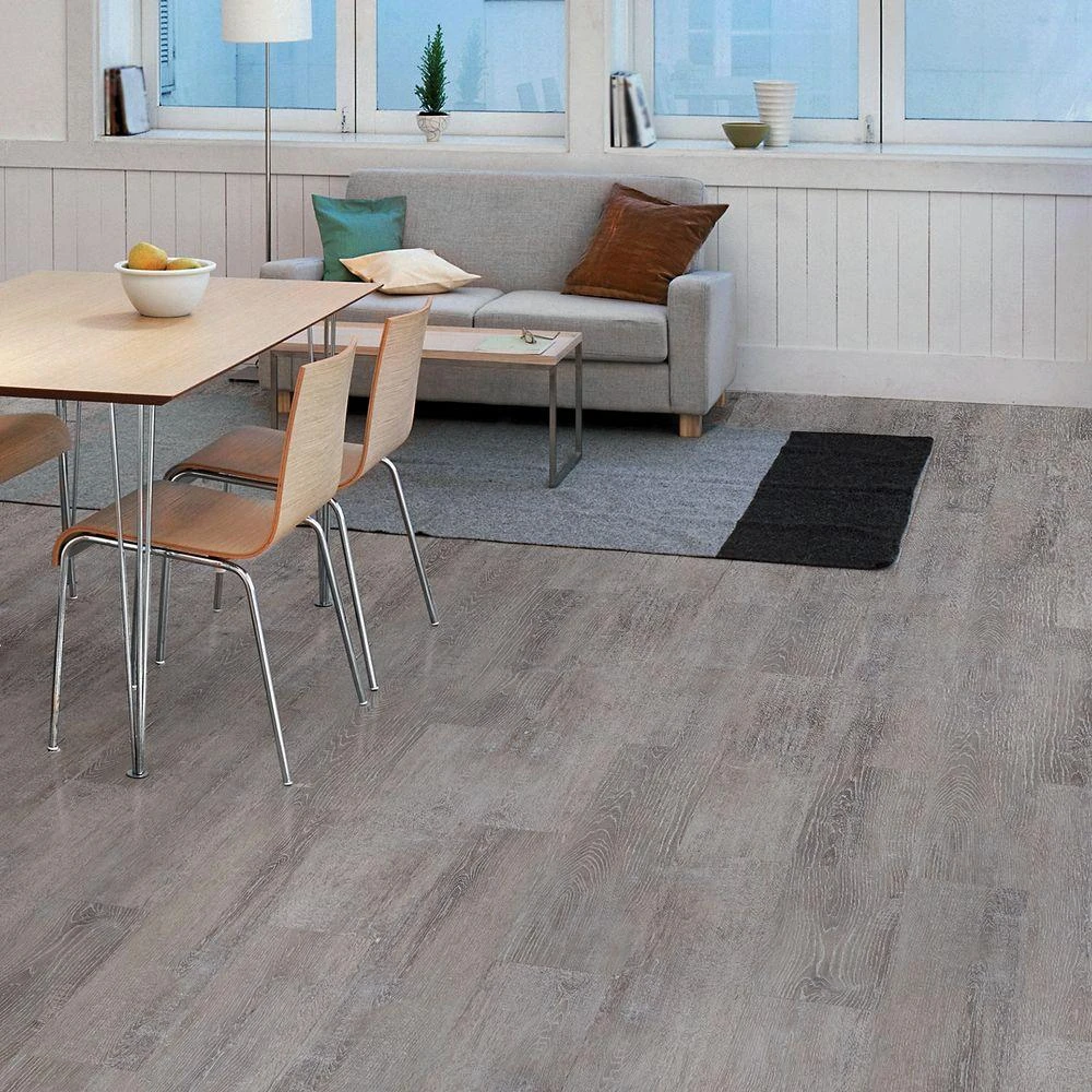 TrafficMaster Canadian Hewn Oak 6 In. W X 36 In. L Luxury Vinyl Plank Flooring (24 Sq. Ft. / Case) 2 TrafficMaster Canadian Hewn Oak 6 In. W X 36 In. L Luxury Vinyl Plank Flooring (24 Sq. Ft. / Case) - Image 2