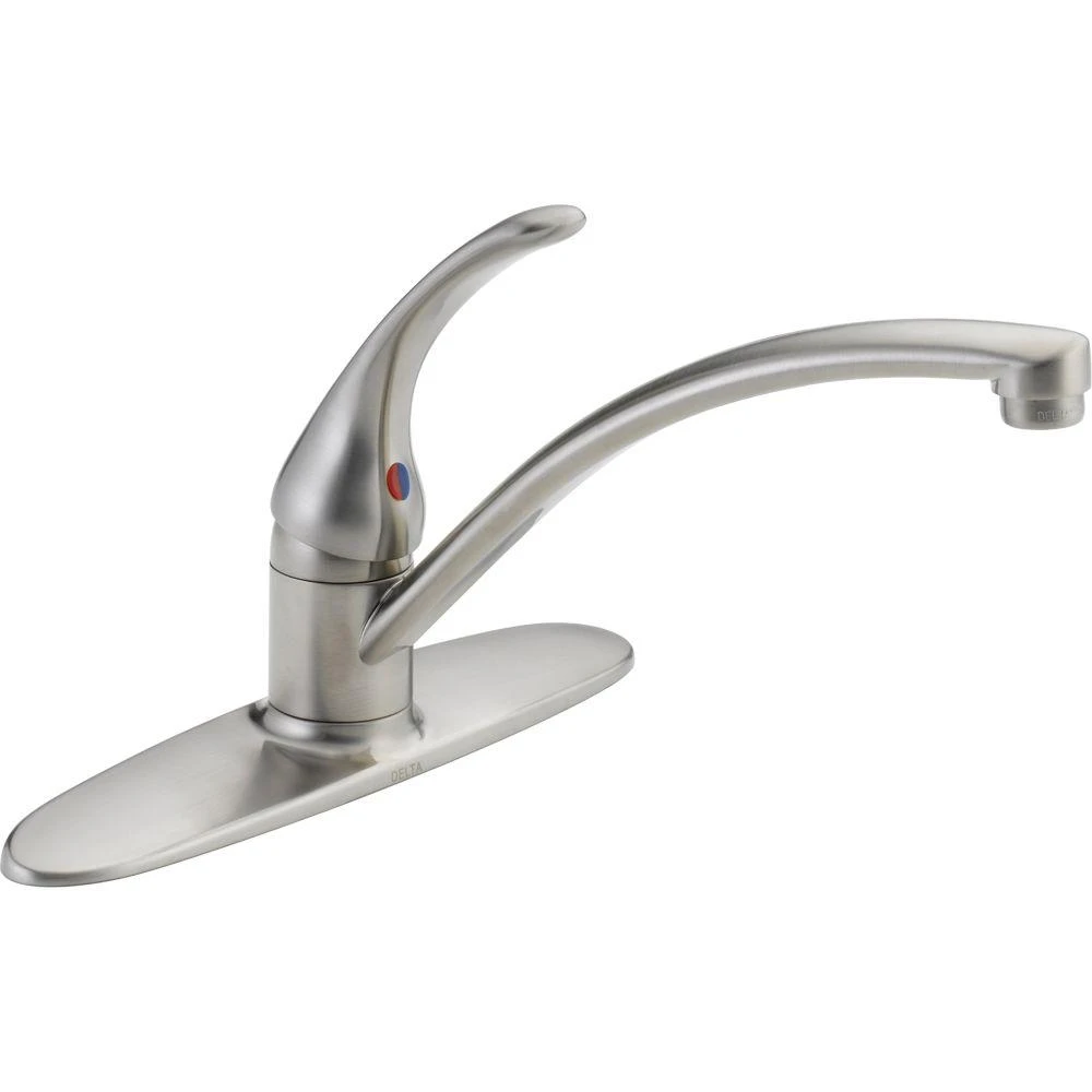 Foundations Single-Handle Standard Kitchen Faucet In Chrome 4 Foundations Single-Handle Standard Kitchen Faucet In Chrome - Image 4