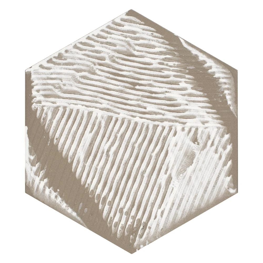 Merola Tile Aster Hex Blanco Encaustic 8-5/8 In. X 9-7/8 In. Porcelain Floor And Wall Tile (11.56 Sq. Ft. / Case) 13 Merola Tile Aster Hex Blanco Encaustic 8-5/8 In. X 9-7/8 In. Porcelain Floor And Wall Tile (11.56 Sq. Ft. / Case) - Image 13