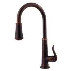 Ashfield Single-Handle Pull-Down Sprayer Kitchen Faucet In Rustic Bronze 13 Ashfield Single-Handle Pull-Down Sprayer Kitchen Faucet In Rustic Bronze -Allied Brass Shop f57f7654e83df42d03280074f5a52e26 1800x1800