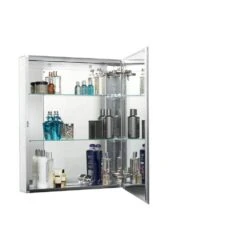24 In. W X 30 In. H X 5-1/4 In. D Frameless Aluminum Recessed Or Surface-Mount Medicine Cabinet With Easy Hang System -Allied Brass Shop f6889cc1286f4af7be21dff8154eefc1 e07e20d4 6b85 4e12 8c1e 7899f959e49a 1800x1800