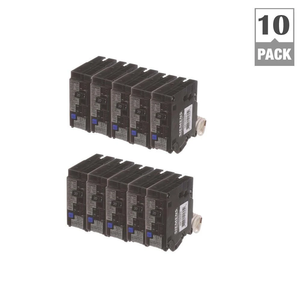 20 Amp Single Pole Combination AFCI Circuit Breakers (10-Pack) 5 20 Amp Single Pole Combination AFCI Circuit Breakers (10-Pack) - Image 5
