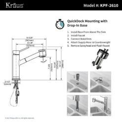 Oletto Single Handle Pull Out Kitchen Faucet In Chrome Finish 15 Oletto Single Handle Pull Out Kitchen Faucet In Chrome Finish -Allied Brass Shop fe2da69f3e4a33efc1c3d8634149169f 1800x1800